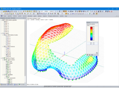 Modèle de la structure Enigma dans RSTAB (© Novum Structures)