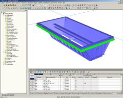 RFEM-Modell des Aufgabebunkers (©IB Ehlenz)