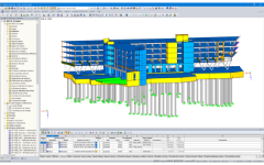 Modèle 3D de Funke Media Office dans RFEM (© FCP - Fritsch, Chiari & Partner ZT GmbH)