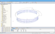 Structure porteuse de la façade dans RFEM (© Enclos Corp.)