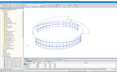 Structure porteuse de la façade dans RFEM (© Enclos Corp.)