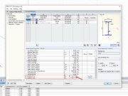 Sélection de la courbe de flambement dans le module additionnel RF-/STEEL EC3