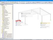 Menu contextuel pour les appuis et le raffinement de maillage EF