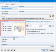 Définition du type de modèle