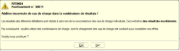 Avertissement : Addition incorrecte de cas de charge dans la combinaison de résultats !