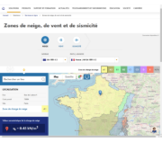 Trouver l’emplacement en France sur Google Maps et déterminer la charge de neige correspondante