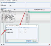 Activation des valeurs nodales pour le tableau 4.1 dans le rapport d'impression