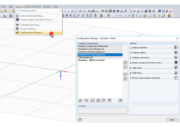 Ouverture du Gestionnaire de configuration via le menu Options