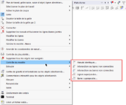Options de contrôle du modèle
