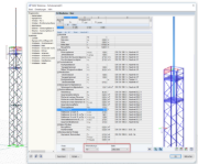 Valeurs intermédiaires dans RF-/TOWER Loading