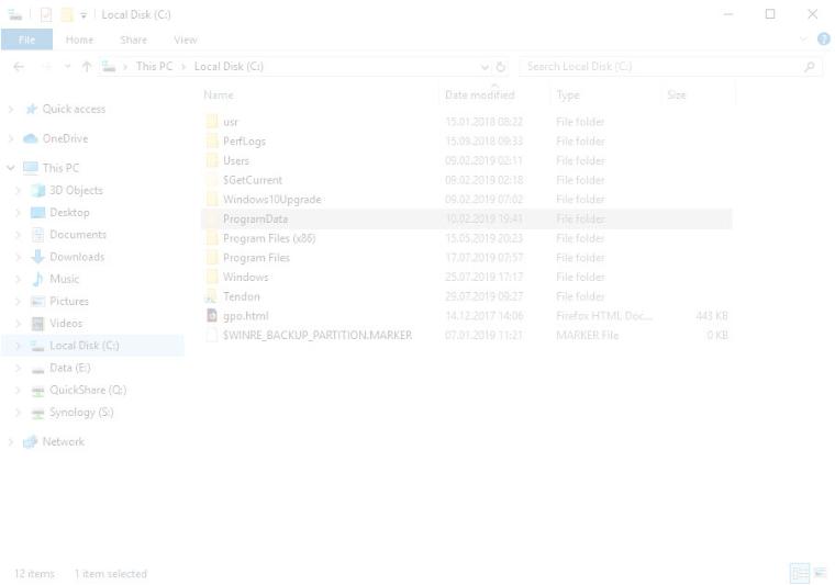 L'Explorateur Windows ne répond pas