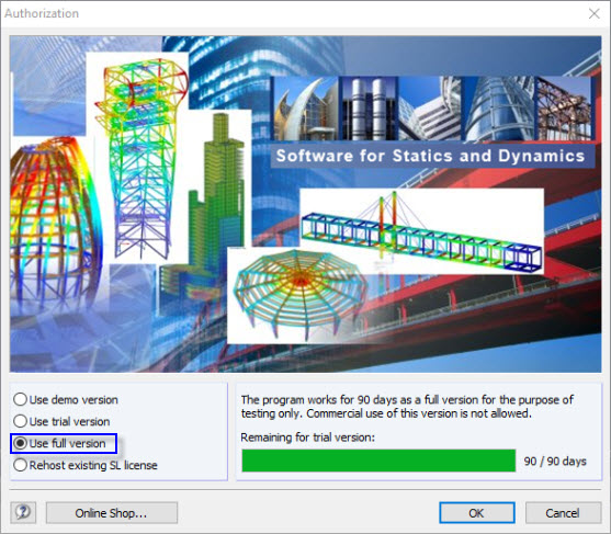 Autorisation du programme