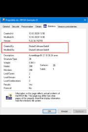 Propriété du fichier dans Windows