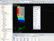 Déformation horizontale du pilier du mur