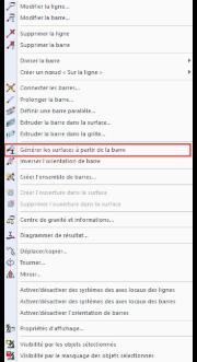 Menu contextuel : générer des surfaces à partir d’une barre