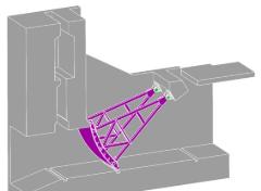 Rendu 3D de la vanne sectorielle (© AGICEA)