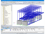 Modèle 3D du Somnium dans RFEM (© Bollinger + Grohmann)
