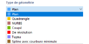 Définir le type de géométrie