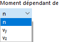 Sélection de la force
