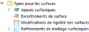 Types de surfaces dans le navigateur