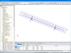 Modèle du tracker solaire dans le logiciel RFEM