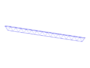 Treillis triangulaire en acier