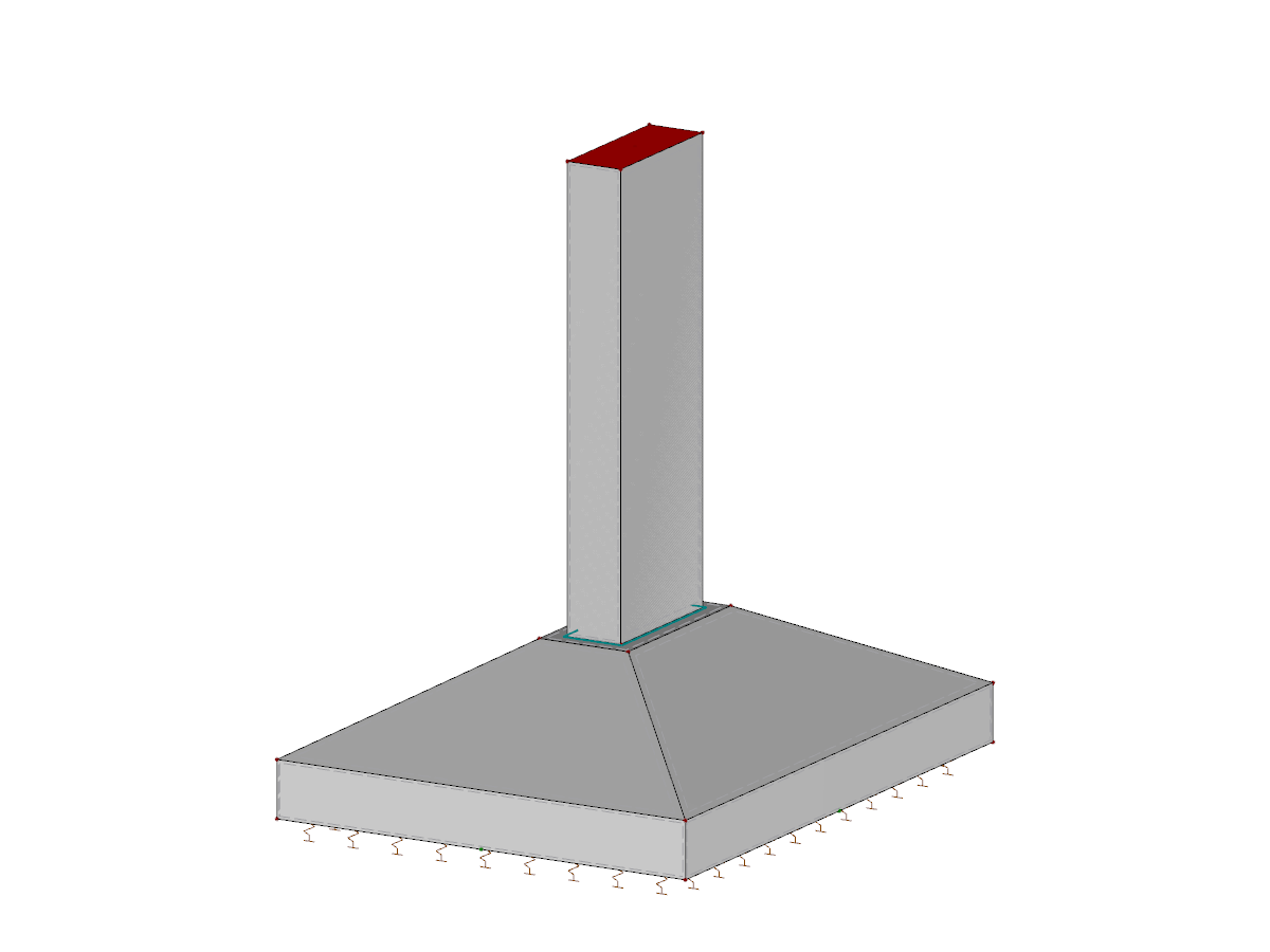 Semelle rectangulaire isolée