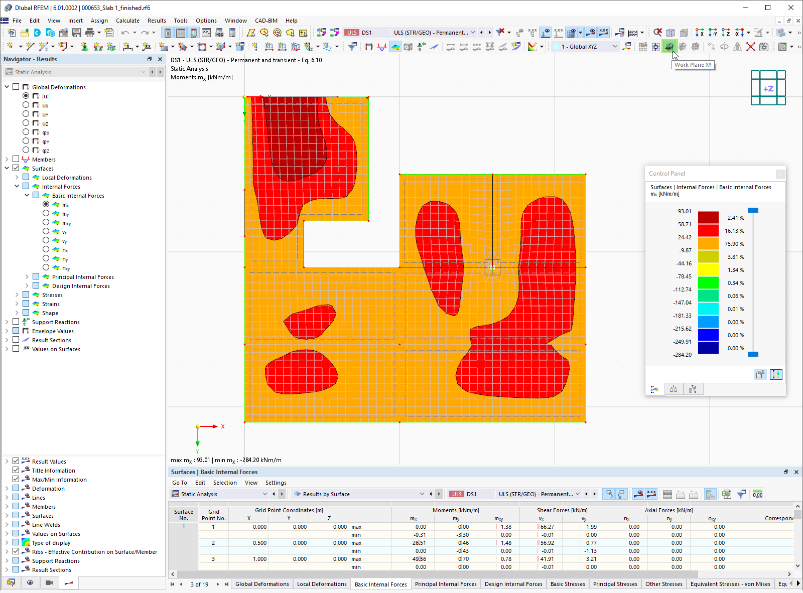 Type de modèle 2D | XY | Plaque dans RFEM 6