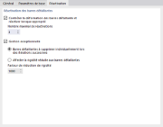 Application de la réactivation des barres défaillantes