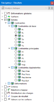 Sélectionner les contraintes des solides dans le Navigateur