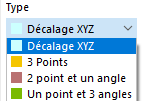 Sélection du type de définition