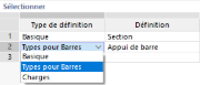 Sélection du type de définition