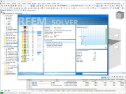 Vérification du poinçonnement des structures en béton armé dans RFEM 6 avec graphique pour vérification des efforts internes.