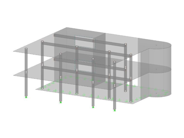 Bâtiment en béton de plusieurs étages