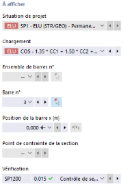 Paramètre d’affichage pour les détails de vérification