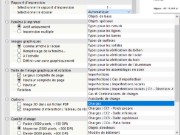 Sélection du dossier du rapport d’impression pour le graphique