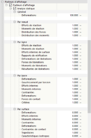 Ajustement des facteurs d’affichage