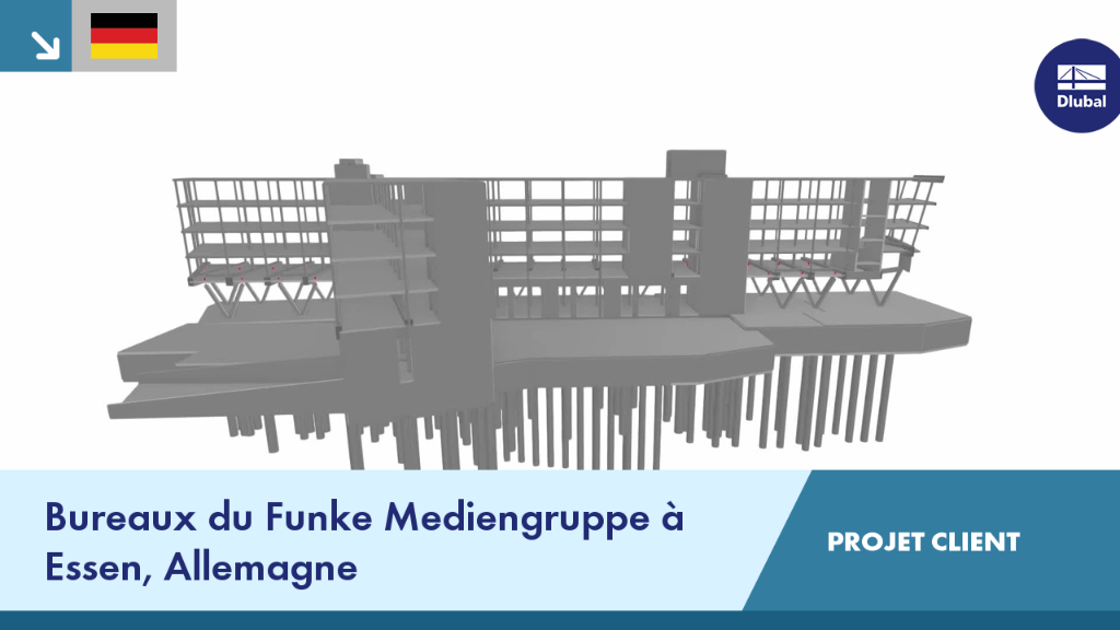 Immeuble de bureaux moderne à Essen, projet de construction sur mesure