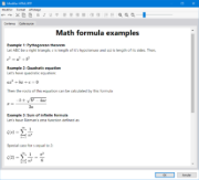 Exemples de formules