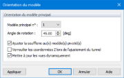 Orientation du modèle