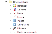 Objets de base dans le navigateur Données