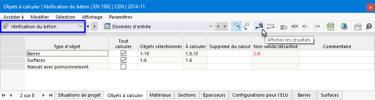 Lancement de la vérification
