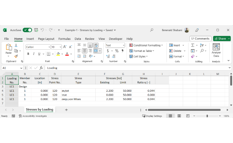 Tableau Excel avec contraintes
