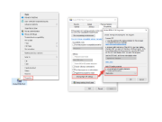 FAQ 002633 | Dans certaines fenêtres, les sections sont coupées afin que les boutons ou les fonctions du programme ne soient pas accessibles. Comment puis-je faire cela 