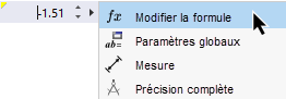 Utilisation de paramètres globaux dans la saisie de modèle