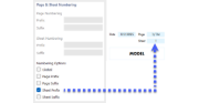 Numérotation des feuilles avec préfixe à gauche et résultat à droite