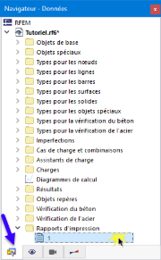 Ouverture du rapport d’impression