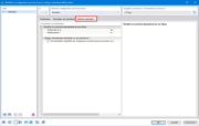 Configuration pour les barres | Options spéciales