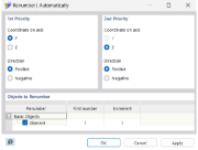 Renumérotation automatique des objets