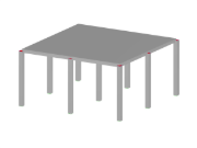 Dalle de béton sur poteaux